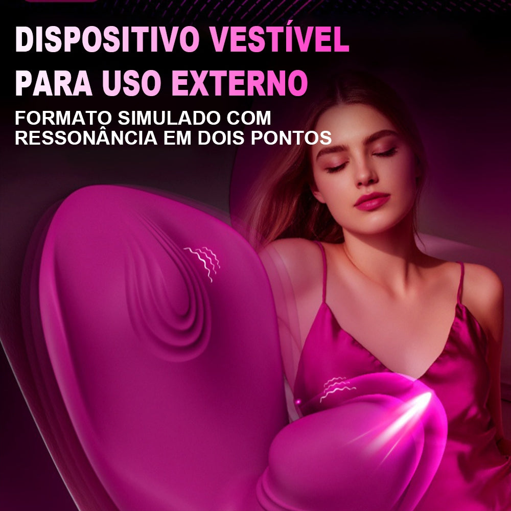 Double Vibrator Vibrates Stimulation at the G-Spot 9 Vibration Modes for Women Rechargeable