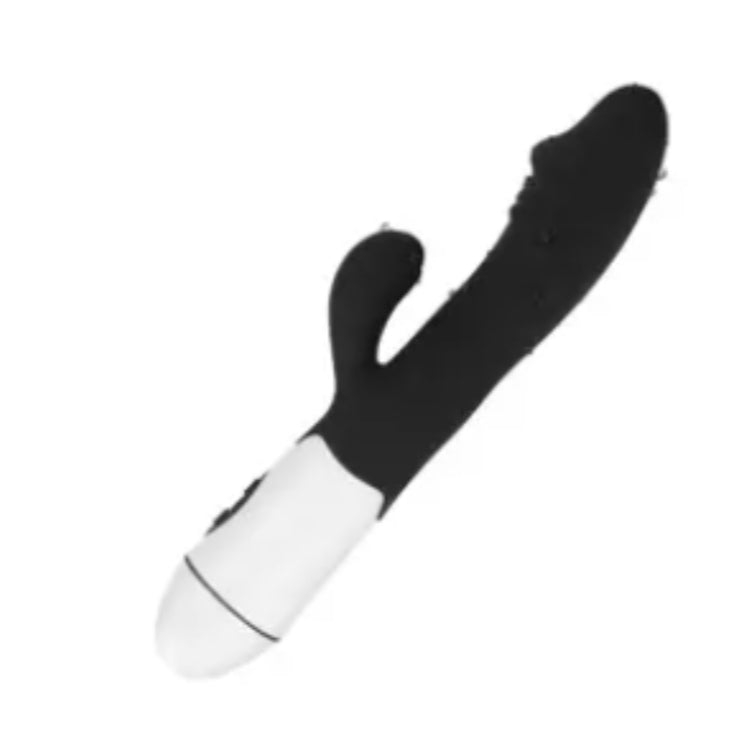 Double Vibrador feminino recarregável for Women 12 modos de vibração Estimulador Clitorniano