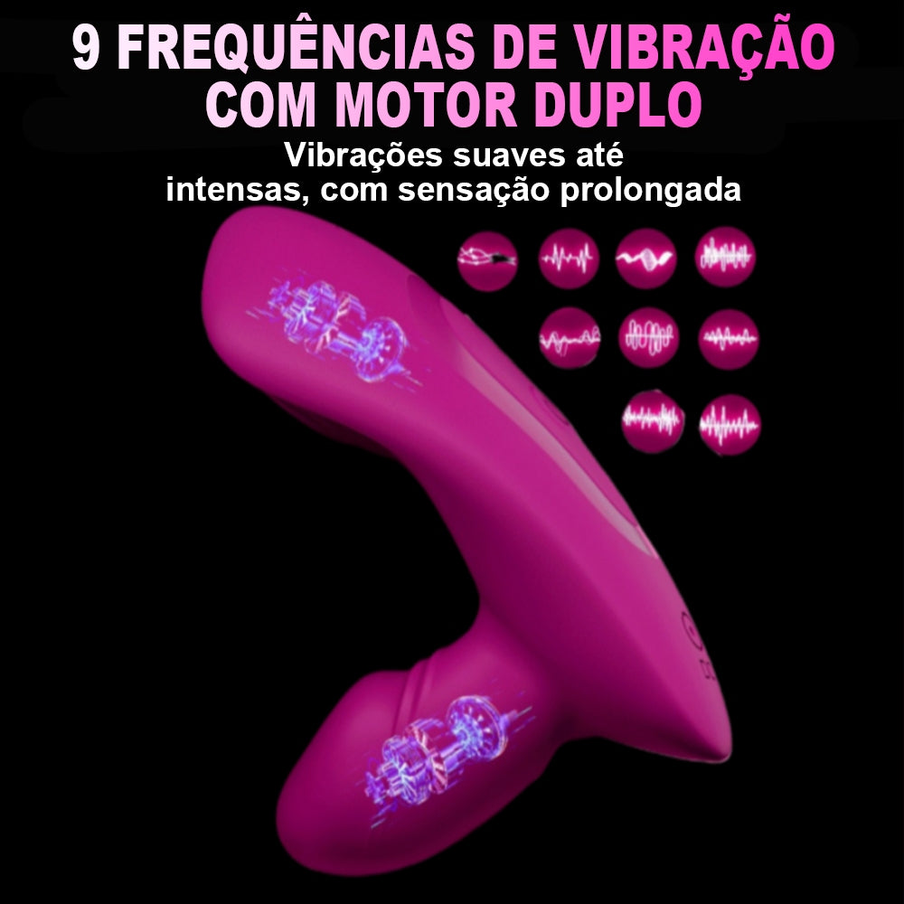 Double Vibrator Vibrates Stimulation at the G-Spot 9 Vibration Modes for Women Rechargeable