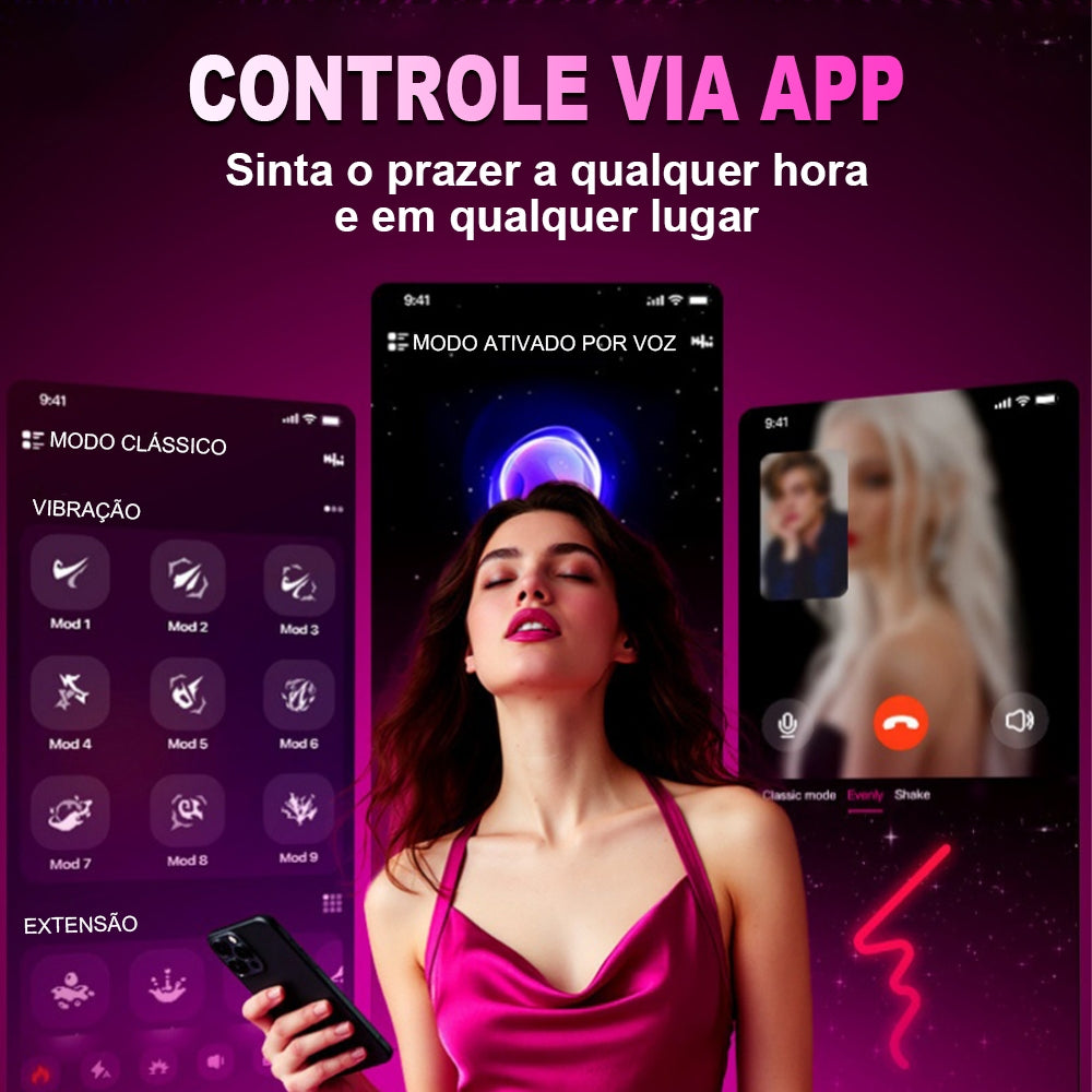 Bluetooth Half Vibrator On Cell Phone via App Fits Silent Wireless APP Control Wearable Invisible