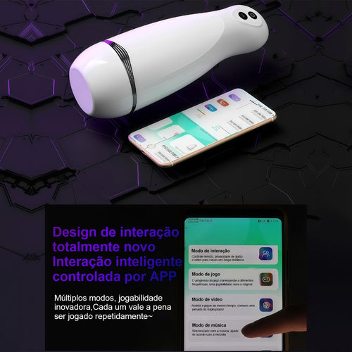 Automatic Male Masturbator 10 Vibration Modes Interação inteligente with Realistic Sounds