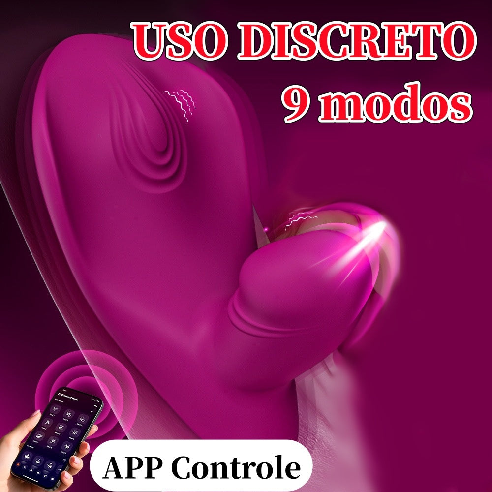 Bluetooth Half Vibrator On Cell Phone via App Fits Silent Wireless APP Control Wearable Invisible