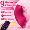 Wearable Vibrator Clitoris with App Remote Control 9 Modes, Rechargeable
