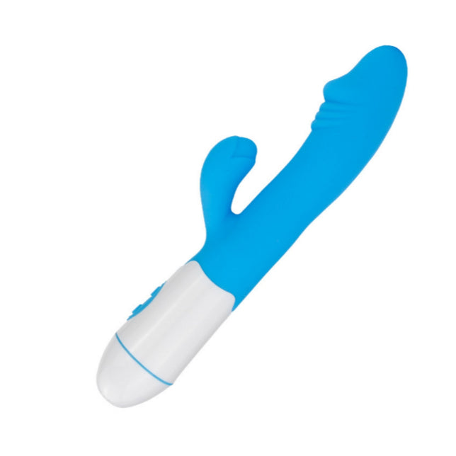 Double Vibrador feminino recarregável for Women 12 modos de vibração Estimulador Clitorniano