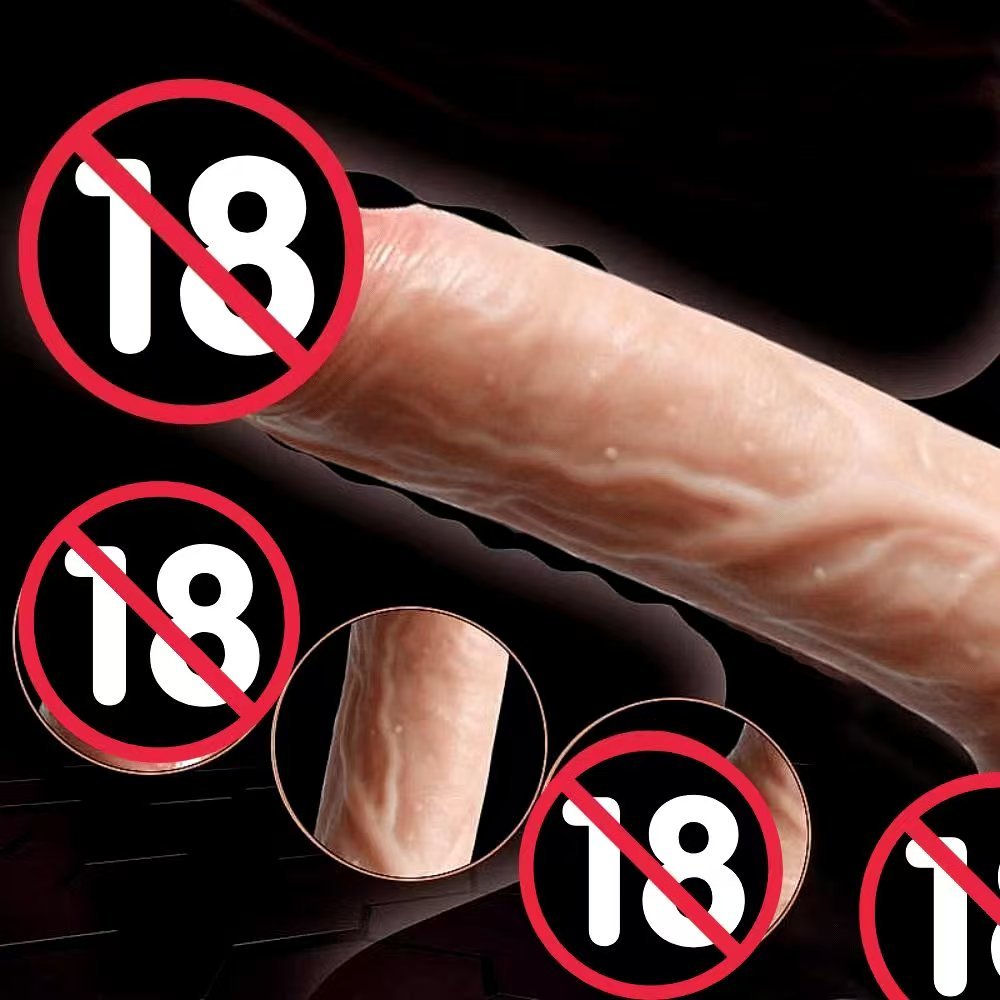 Vibrador com formato de pênis realista aquecimento e controle remoto giratório que entra e sai